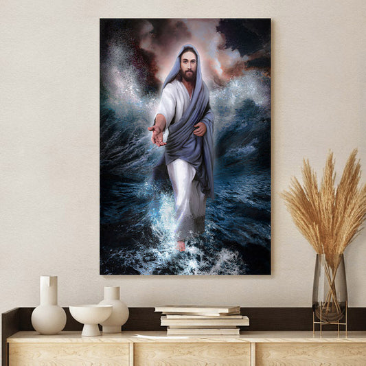 Focus On Me Canvas Picture - Jesus Christ Canvas Art - Christian Wall Canvas