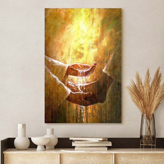 Foot Washing Canvas Wall Art - Christan Wall Decor