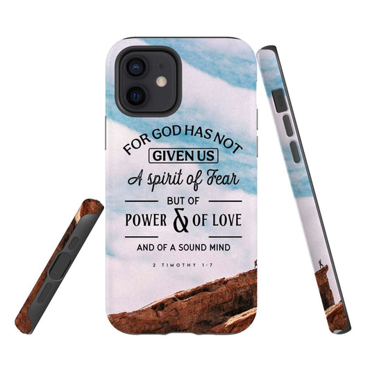 For God Has Not Given Us A Spirit Of Fear Phone Case - Christian Phone Cases - Bible Verse Phone Cases Samsung