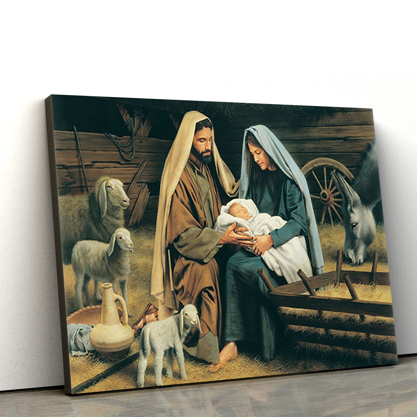 For God So Loved The World Canvas Picture - Jesus Christ Canvas Art - Christian Wall Art