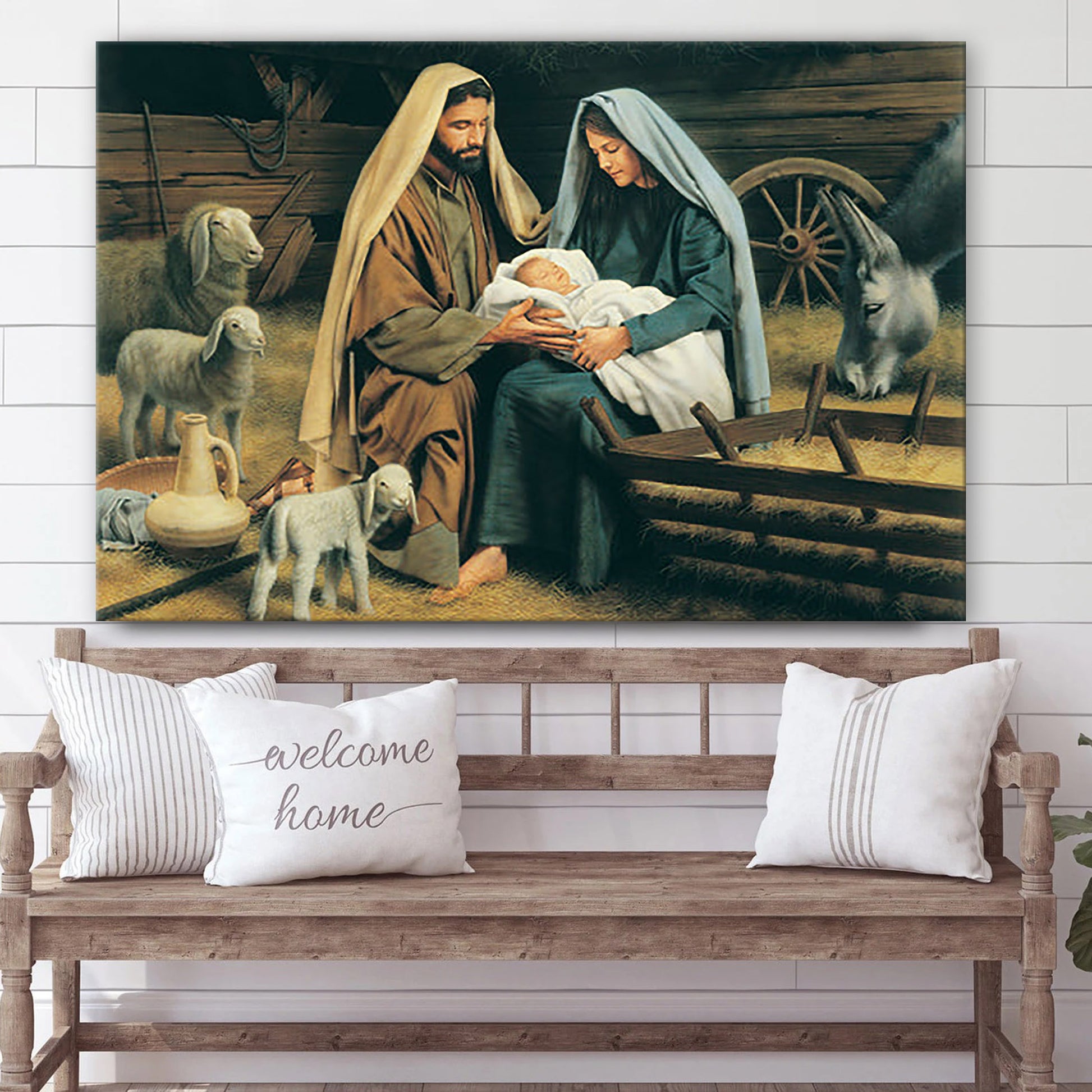 For God So Loved The World Canvas Picture - Jesus Christ Canvas Art - Christian Wall Art
