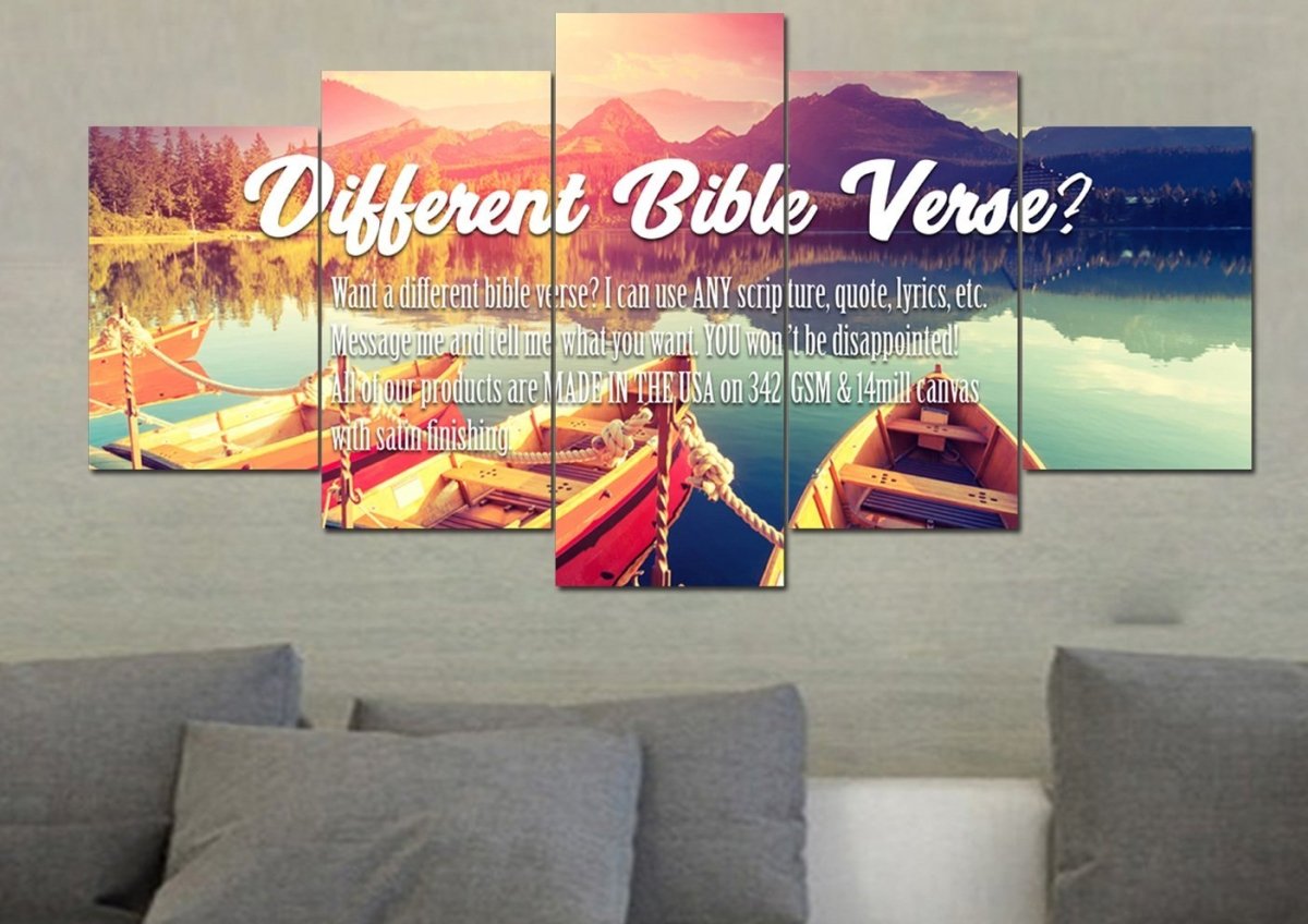 For God So Loved The World Wall Art Canvas Print - Christian Canvas Wall Art