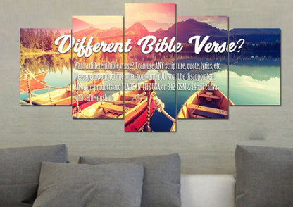 For God So Loved The World Wall Art Canvas Print - Christian Canvas Wall Art