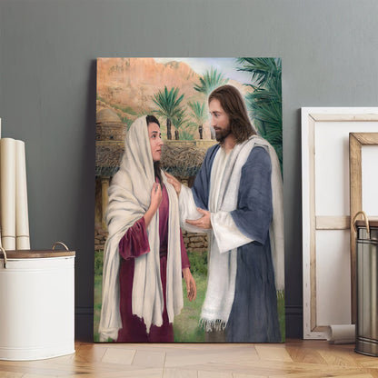 For They Shall Be Comforted Canvas Wall Art - Jesus Canvas Pictures - Christian Canvas Wall Art