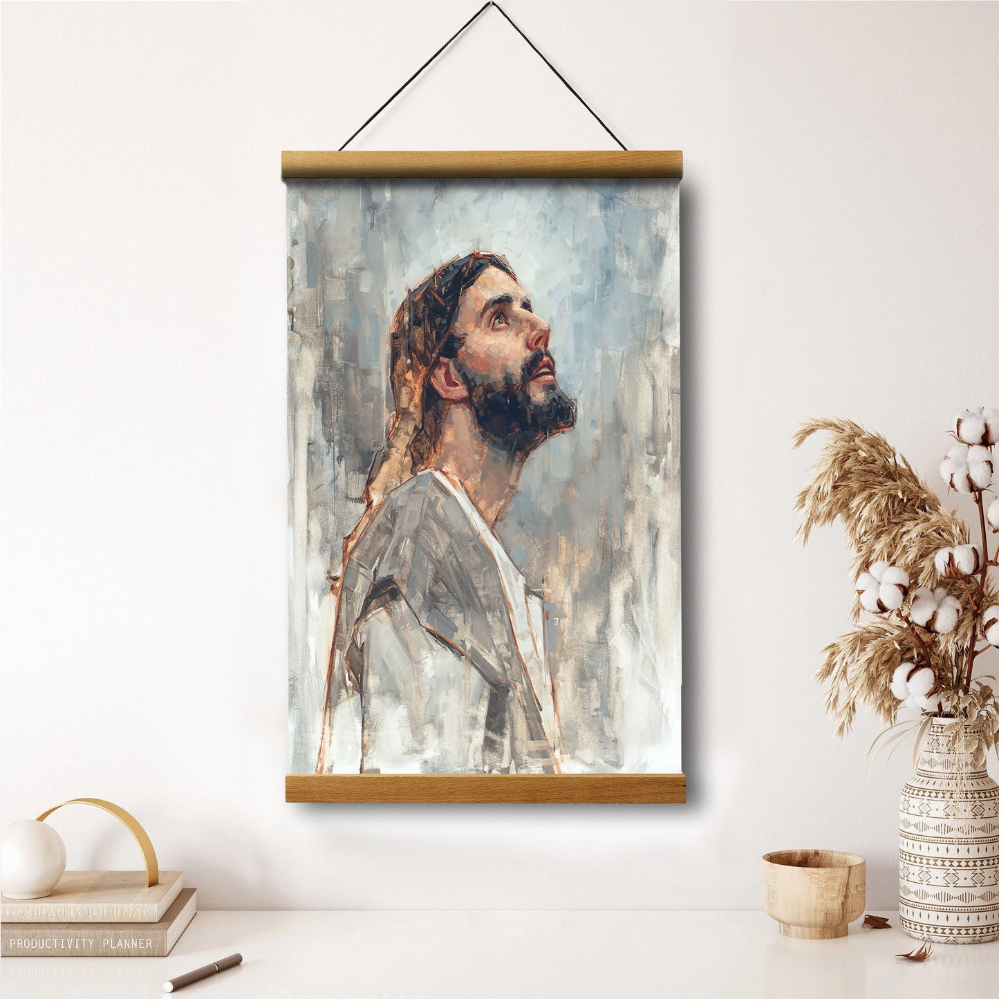 For This Purpose Hanging Canvas Wall Art - Jesus Picture - Jesus Portrait Canvas - Religious Canvas