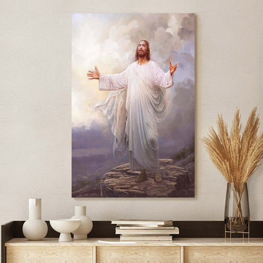 For This Purpose I Have Come Canvas Wall Art - Jesus Picture - Jesus Portrait Canvas