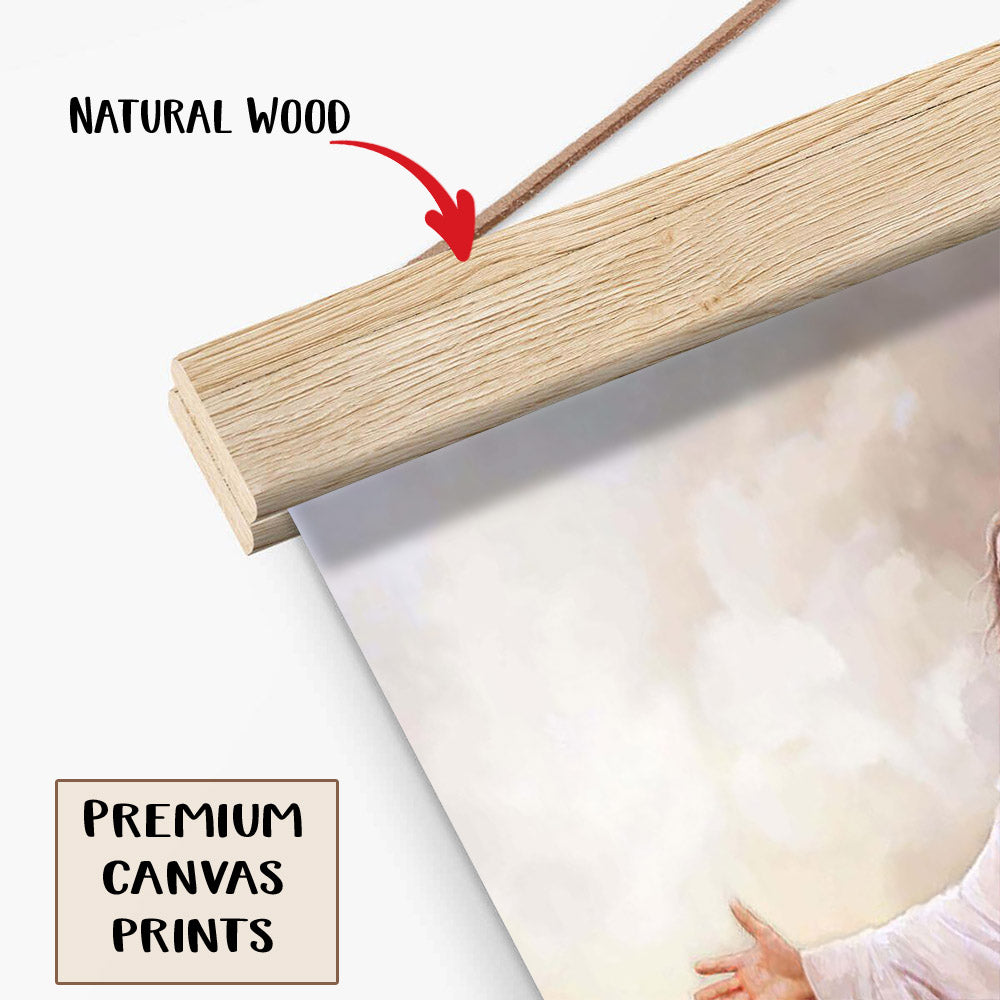 For This Purpose I Have Come Hanging Canvas Wall Art - Jesus Picture - Jesus Portrait Canvas - Religious Canvas