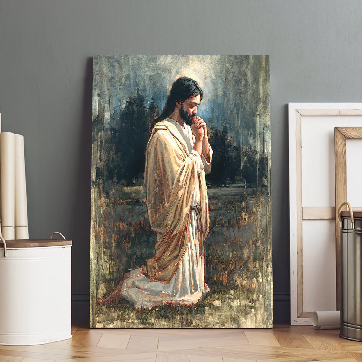 For Those Who Will Believe In Me Canvas Wall Art - Jesus Picture - Jesus Portrait Canvas