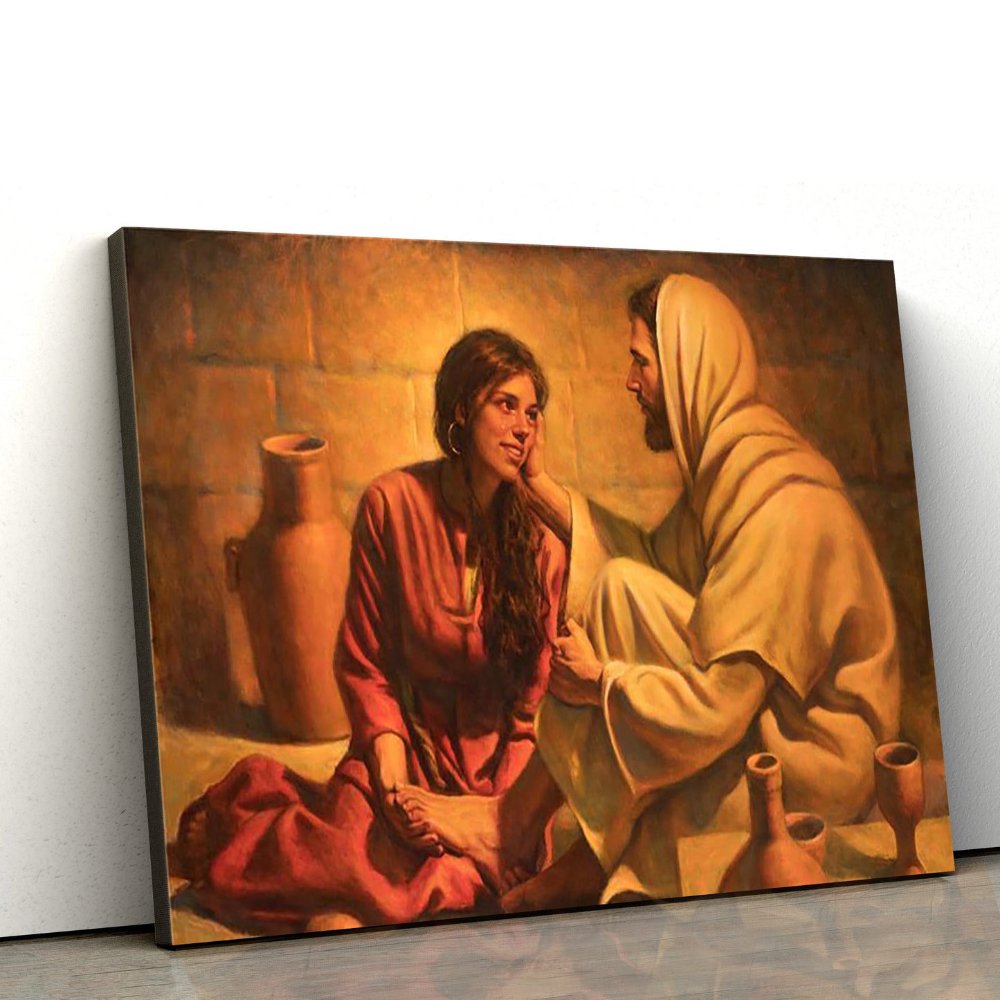 Forgiven Canvas Wall Art - Jesus Picture - Christian Wall Decor