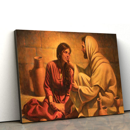 Forgiven Canvas Wall Art - Jesus Picture - Christian Wall Decor