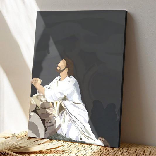 Garden Of Jesus - Jesus Pictures - Jesus Canvas Poster - Jesus Wall Art - Christian Canvas Prints - Gift For Christian - Ciaocustom