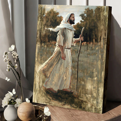 Forward In Faith Canvas Wall Art - Jesus Picture - Jesus Portrait Canvas
