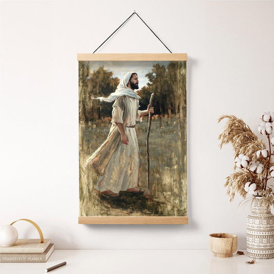 Forward In Faith Hanging Canvas Wall Art - Jesus Picture - Jesus Portrait Canvas - Religious Canvas