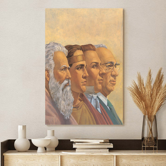 Four Prophets Canvas Pictures - Religious Canvas Wall Art - Scriptures Wall Decor