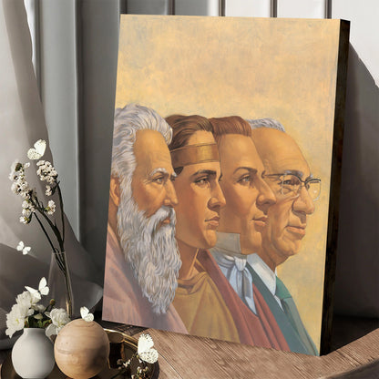 Four Prophets Canvas Pictures - Religious Canvas Wall Art - Scriptures Wall Decor