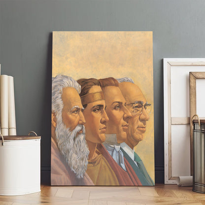 Four Prophets Canvas Pictures - Religious Canvas Wall Art - Scriptures Wall Decor