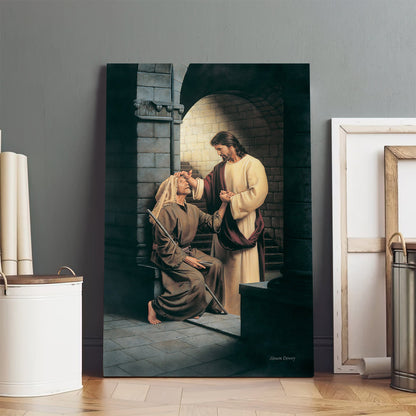 From Darkness To Light Canvas Wall Art - Jesus Canvas Pictures - Christian Canvas Wall Art