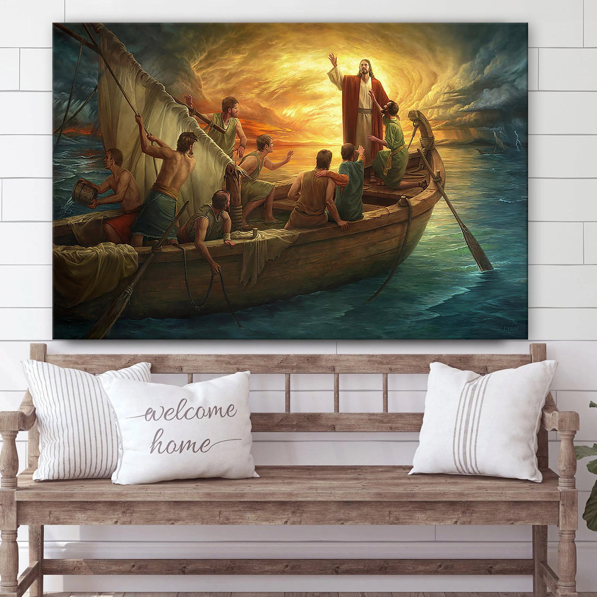 From Fear To Faith Canvas Pictures - Jesus Canvas Pictures - Christian Wall Art