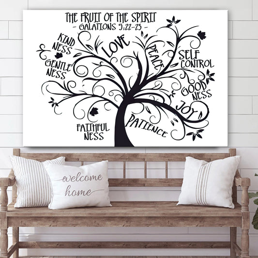 Fruit Of The Spirit Art On Canvas - Galatians 5 22-23 Poster To Print