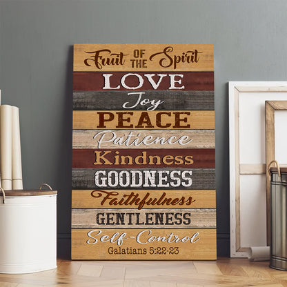 Fruit Of The Spirit Art On Wall - Galatians 5 22-23 Wall Painting #3