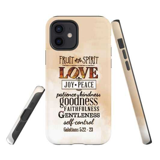 Fruit Of The Spirit Bible Verse Christian Phone Case - Scripture Phone Cases - Iphone Cases Christian