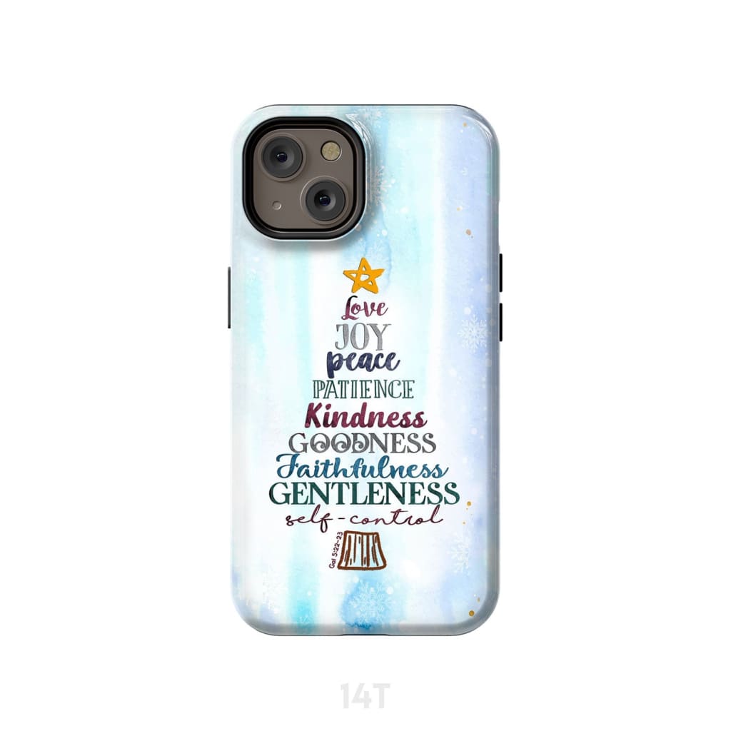 Fruit Of The Spirit Christmas Phone Case - Christian Christmas Gifts - Bible Verse Phone Cases Samsung