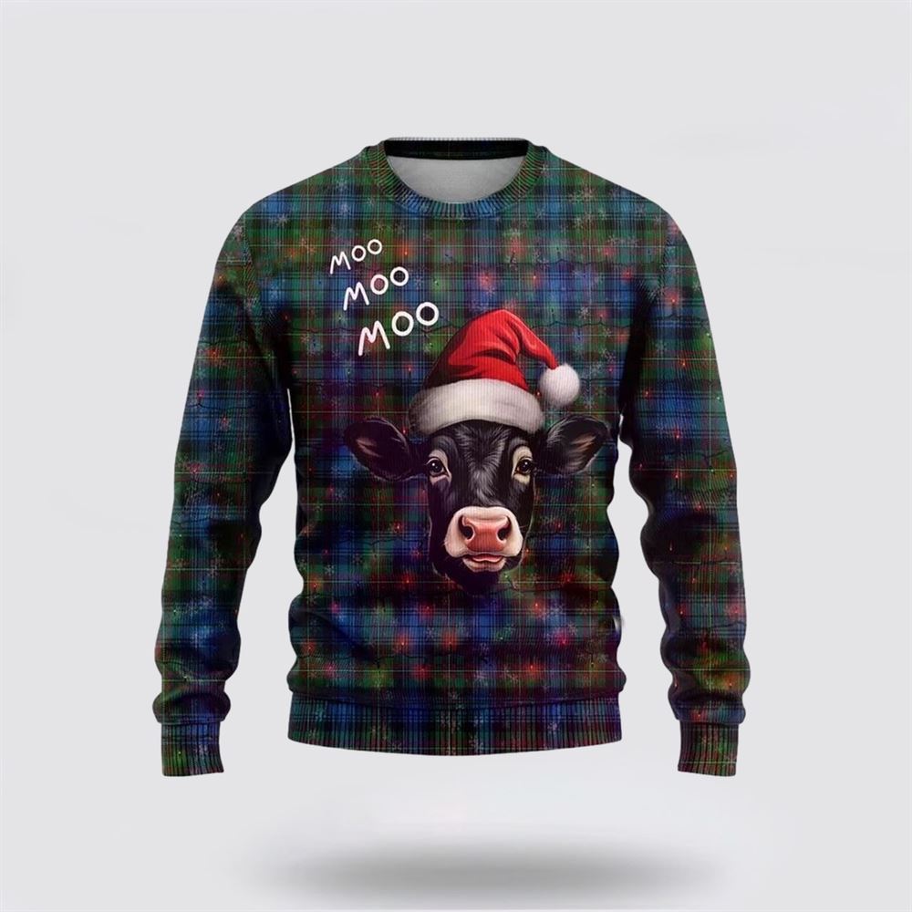 Funny Angus Cow Christmass Ugly Christmas Sweater, Farm Sweater, Christmas Gift, Best Winter Outfit Christmas