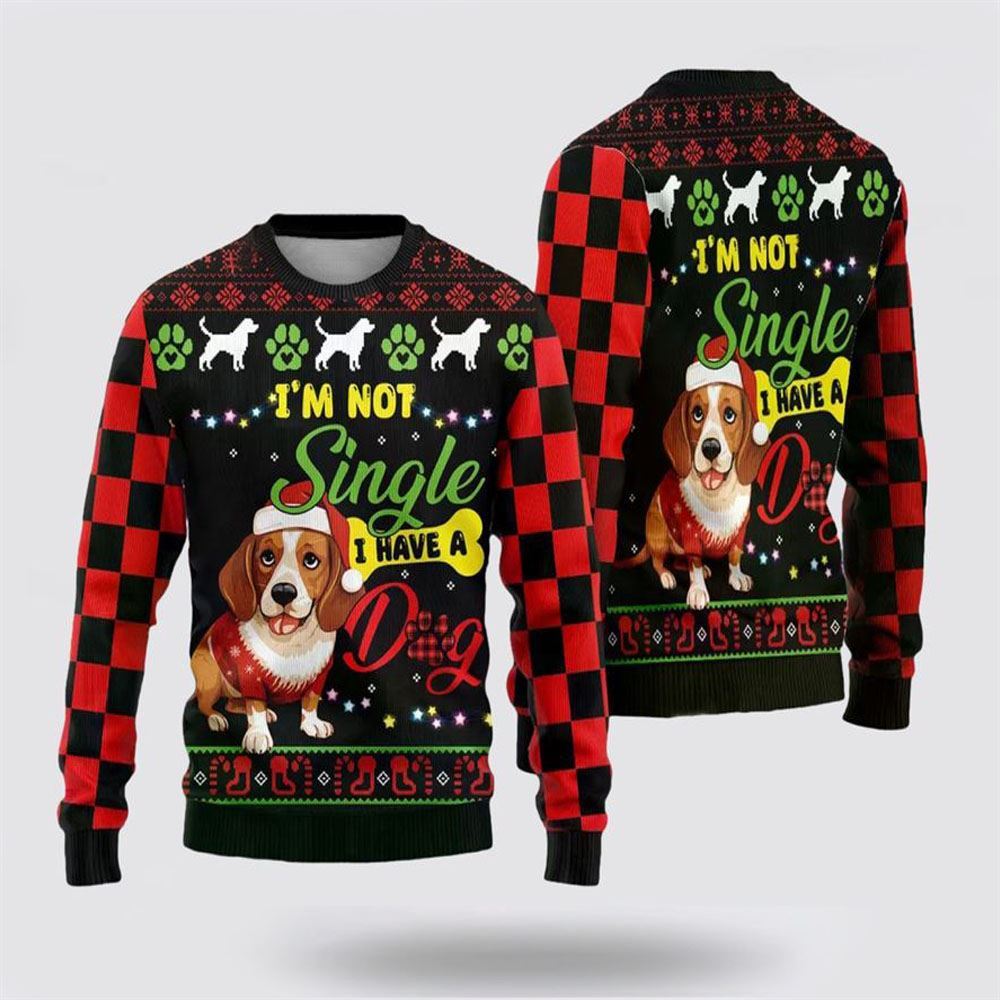 Funny Beagle Dog Ugly Christmas Sweater For Men And Women, Gift For Christmas, Best Winter Christmas Outfit