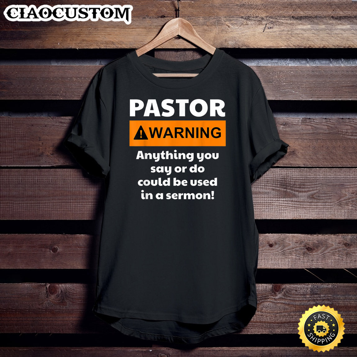 Funny Pastor Shirt Warning I Might Put You In A Sermon Unisex T Shirt - Men Women T-Shirts