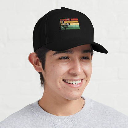 Funny Trendy Introverted But Willing To Discuss Jesus Cap