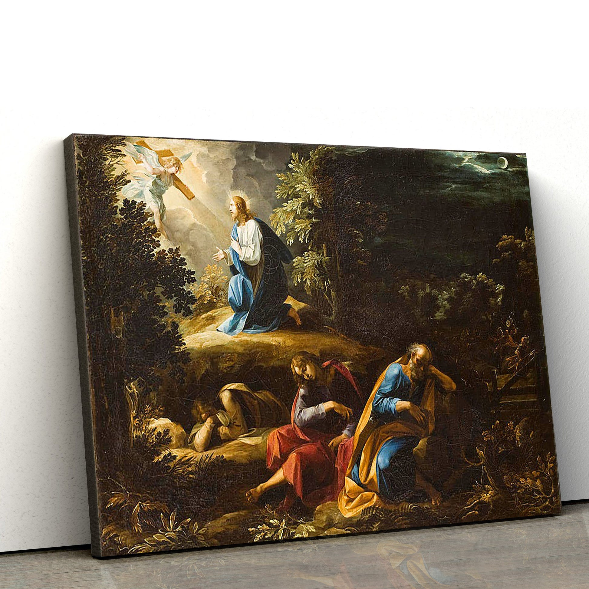 Garden Of Gethsemane - Jesus Canvas Wall Art - Christian Wall Art