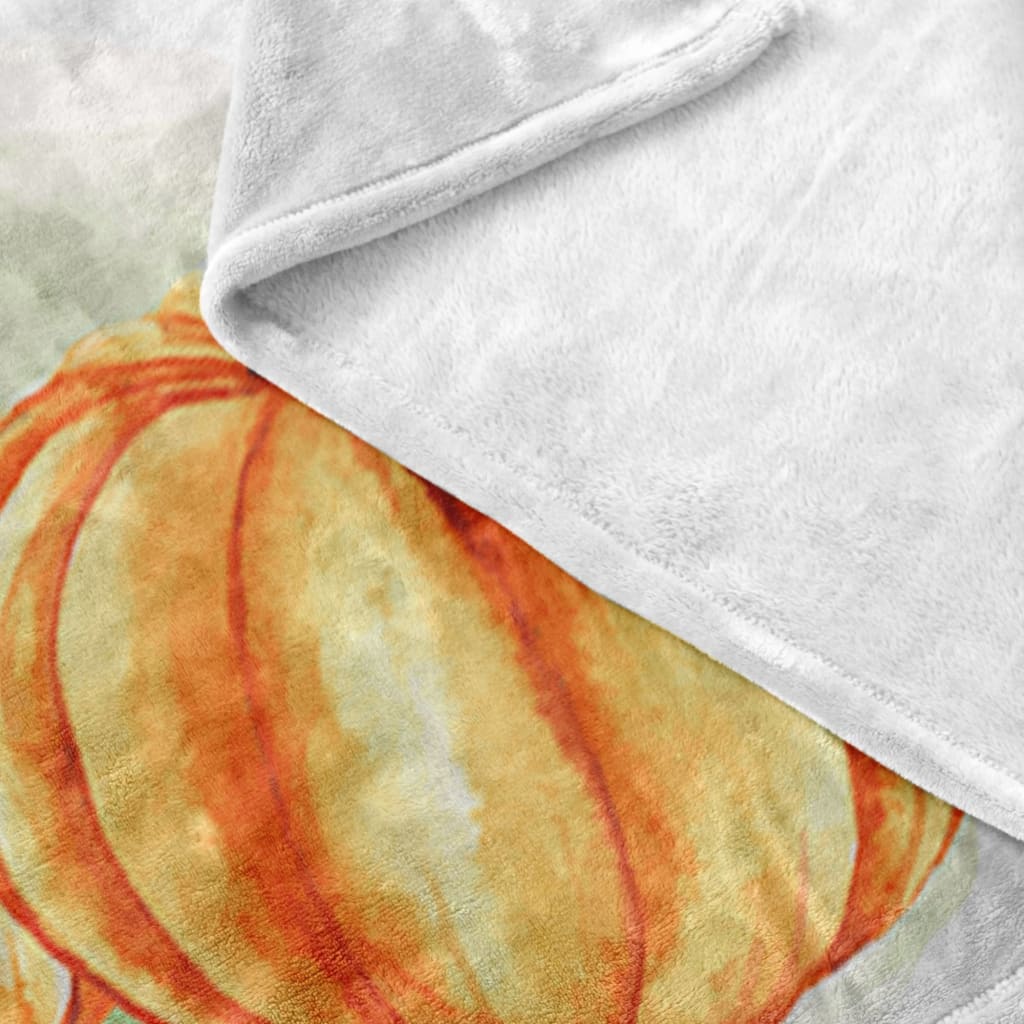 Gather Here With Grateful Hearts Fleece Blanket - Christian Blanket - Bible Verse Blanket