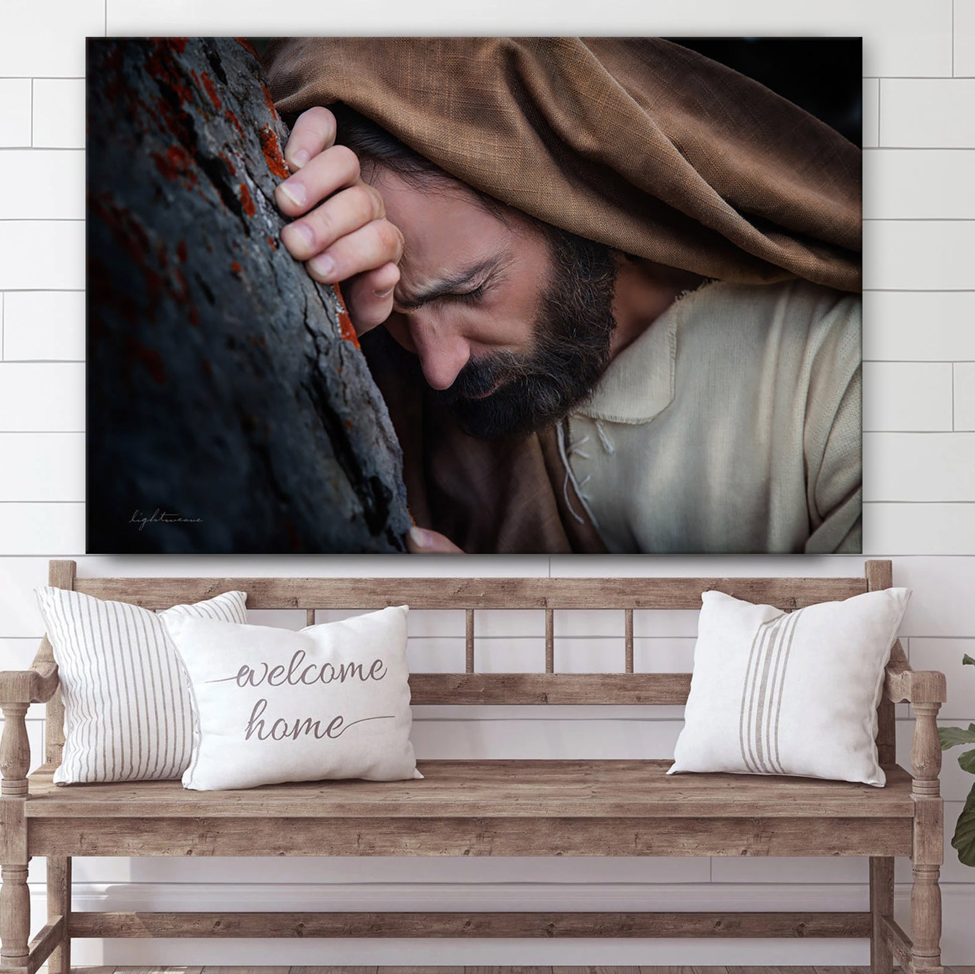 Gethsemane 1 Canvas Picture - Jesus Canvas Wall Art - Christian Wall Art