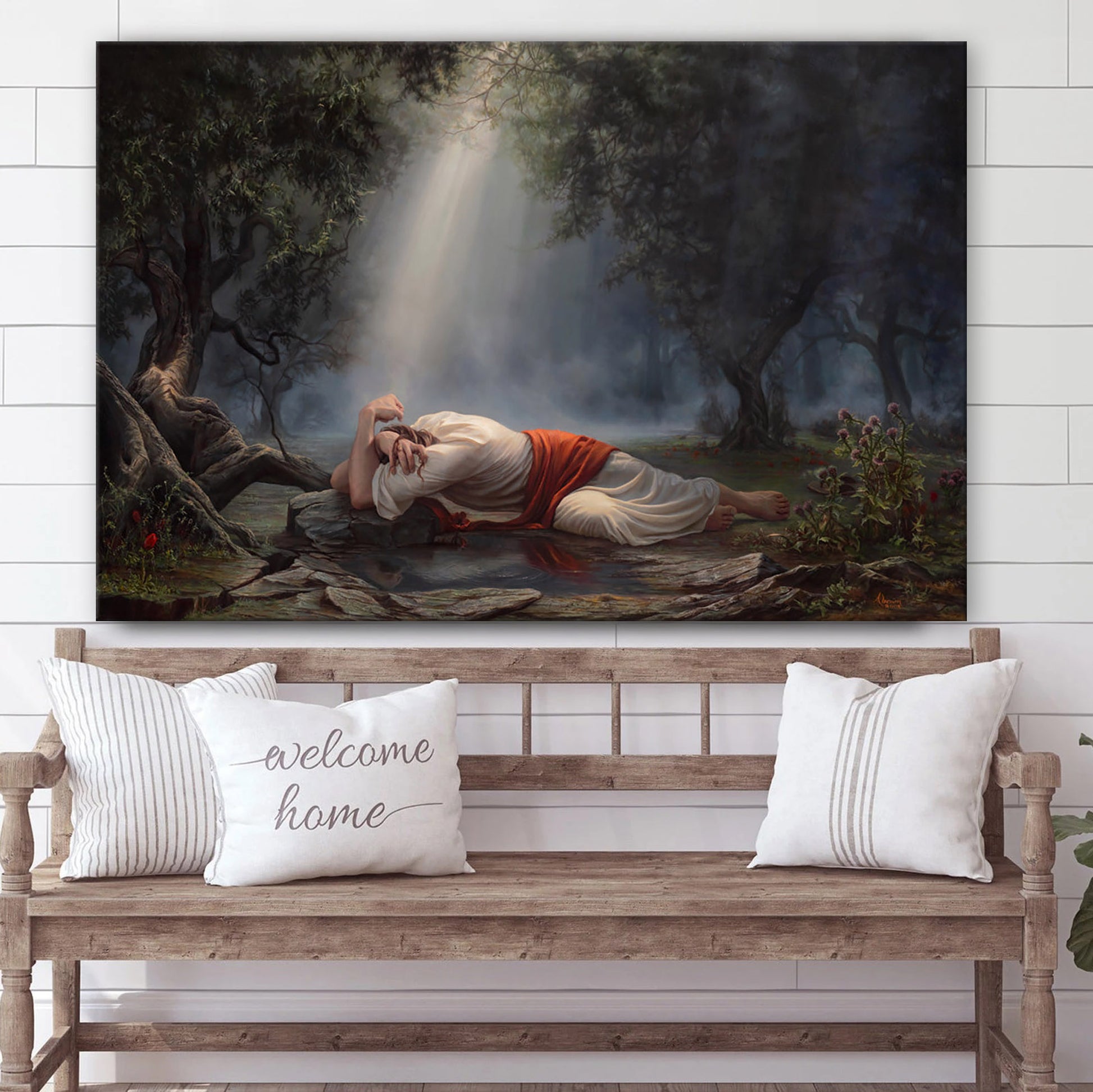 Gethsemane Canvas Picture - Jesus Canvas Wall Art - Christian Wall Art