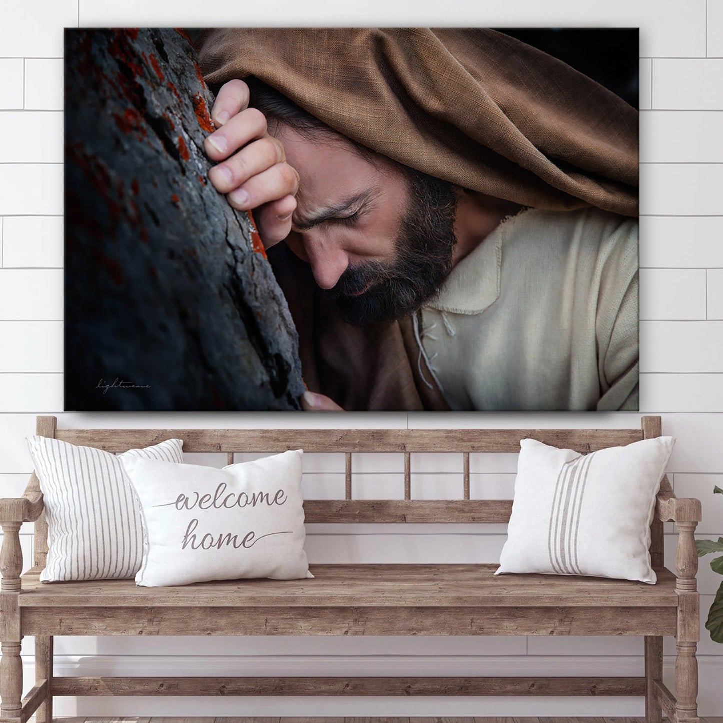 Gethsemane Canvas Wall Art - Jesus Christ Picture - Canvas Christian Wall Art