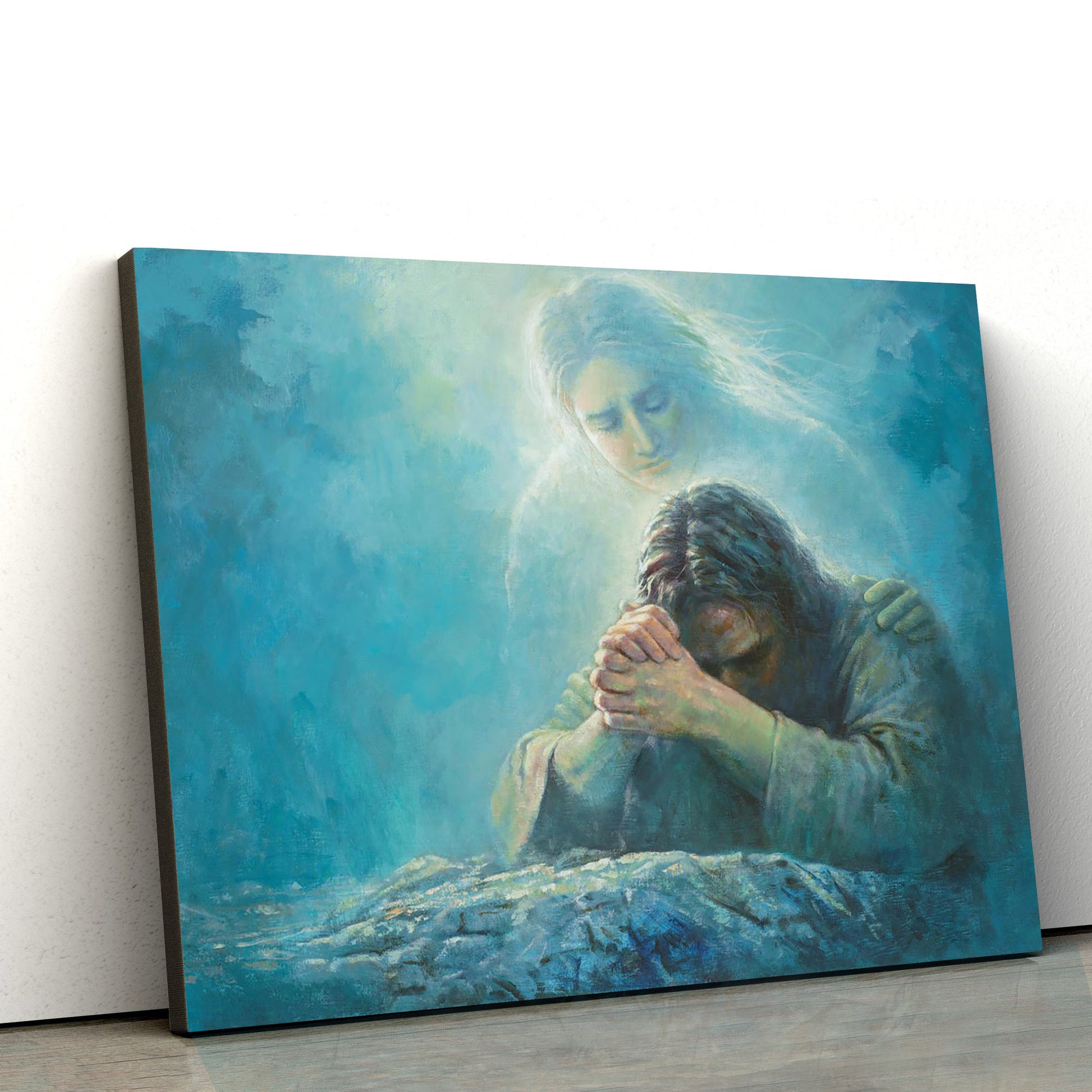 Gethsemane Prayer Canvas Wall Art - Jesus Picture - Christian Wall Decor