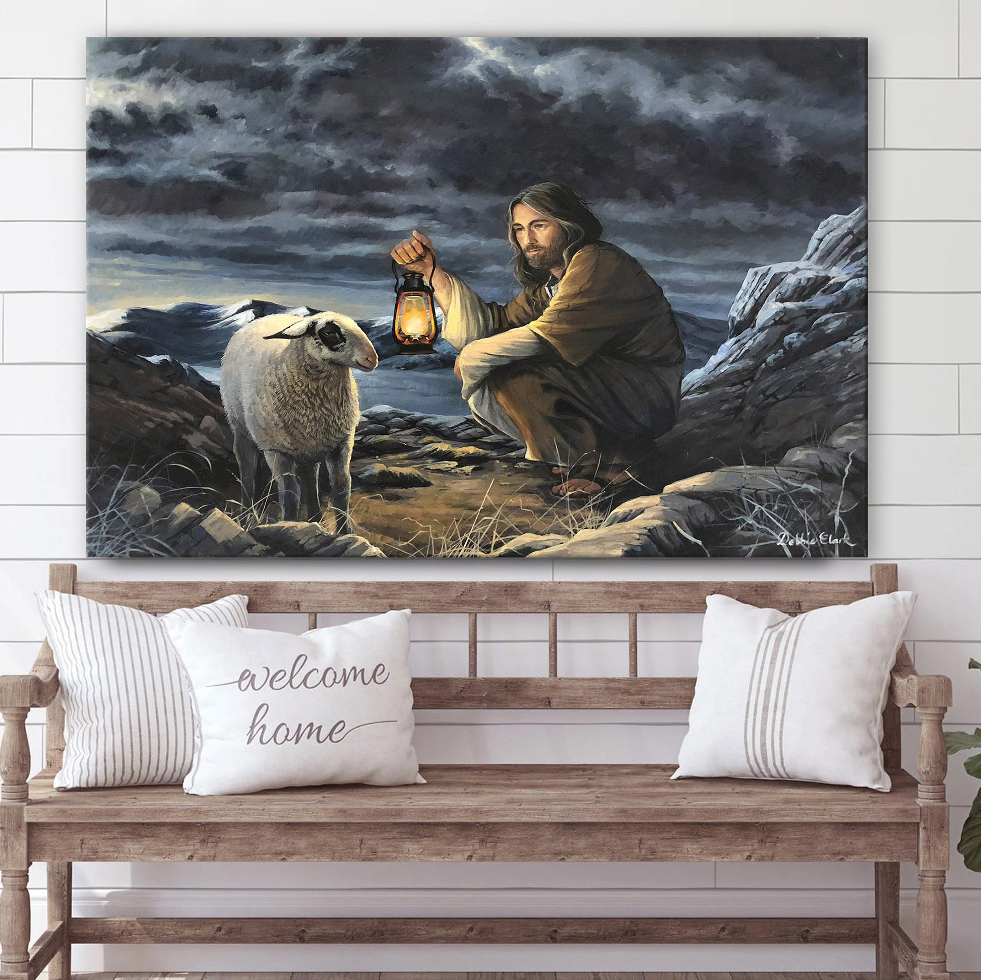 Giclee Wall Art The Rescue Painting - Canvas Pictures - Jesus Canvas Art - Christian Wall Art