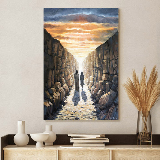 Giclee Wall Art Valley Of The Shadow Of Death - Jesus Canvas Art - Christian Wall Art