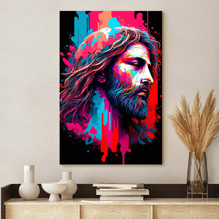 Gift For Christian Christian Wall Art Symbol Of The Cross Jesus - Jesus Canvas Pictures - Christian Wall Art