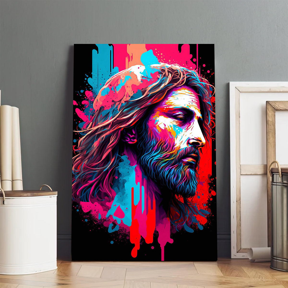 Gift For Christian Christian Wall Art Symbol Of The Cross Jesus - Jesus Canvas Pictures - Christian Wall Art