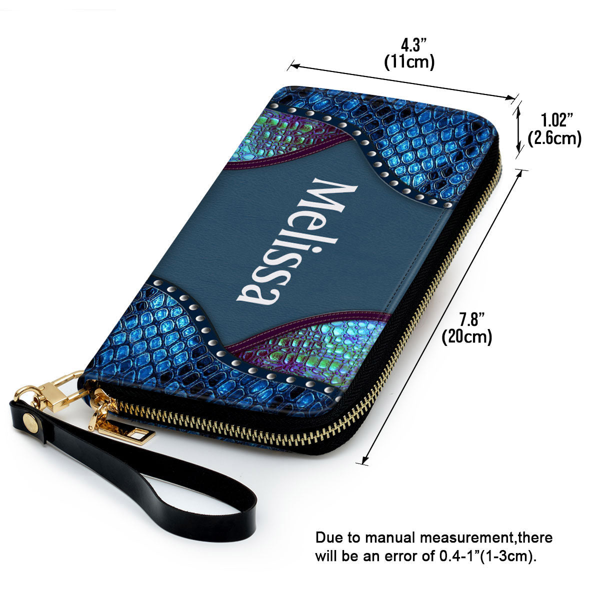 Gift Scriptures For Women He Sees Us, He Loves Us Psalm 1161 2 Clutch Purse For Women - Personalized Name - Christian Gifts For Women