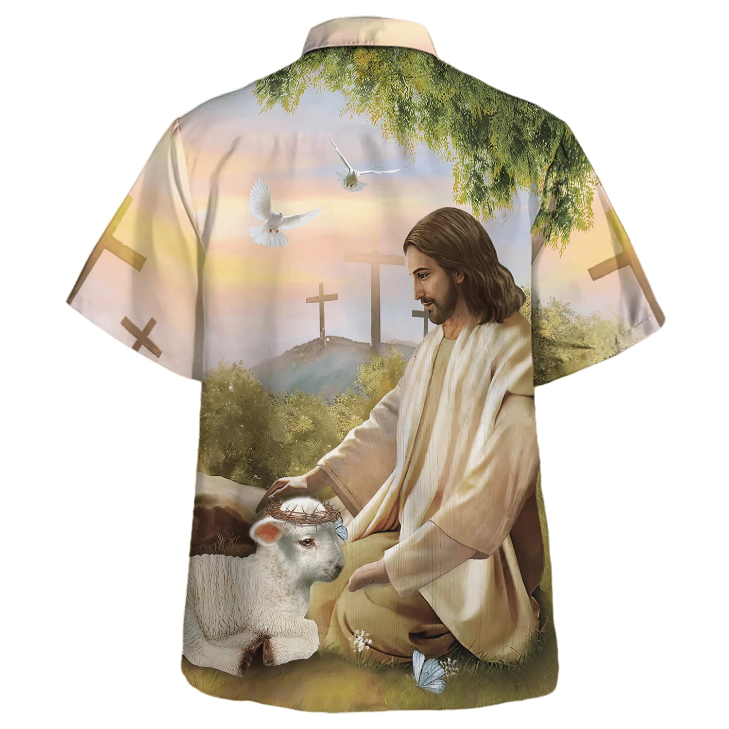 Give It To God And Go To Sleep Jesus Hawaiian Shirt - Christian Hawaiian Shirt - Religious Hawaiian Shirts