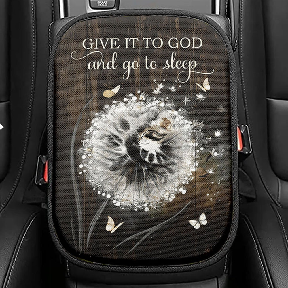 Give It To God And Go To Sleep Seat Box Cover, Cute Cat Gifts For Women Girls
