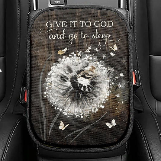 Give It To God And Go To Sleep Seat Box Cover, Cute Cat Gifts For Women Girls
