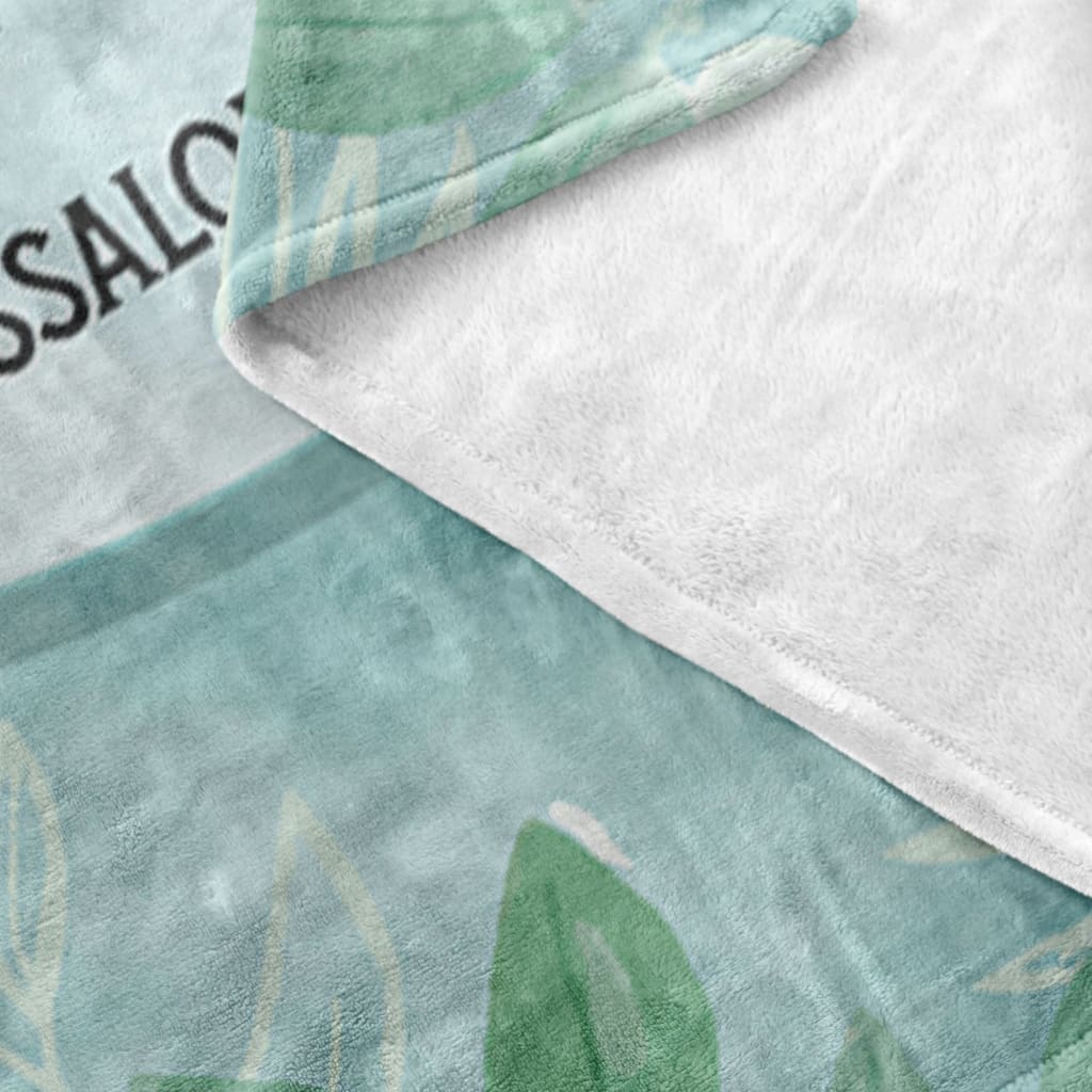 Give Thanks In All Circumstances 1 Thessalonians 518 Green Fleece Blanket - Christian Blanket - Bible Verse Blanket