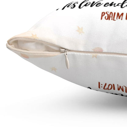 Give Thanks To The Lord For He Is Good Psalm 1071 Bible Verse Pillow