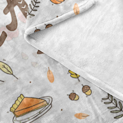 Give Thanks With A Grateful Heart 2 Fleece Blanket - Christian Blanket - Bible Verse Blanket