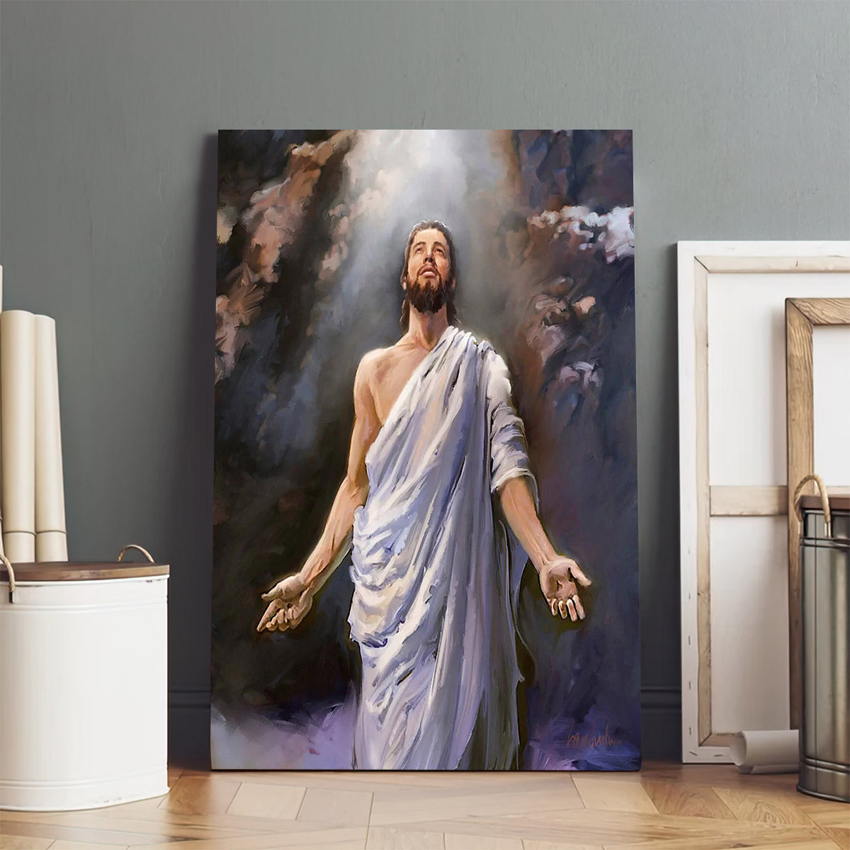 Glorious Jesus Canvas Picture - Jesus Christ Canvas Art - Christian Wall Canvas
