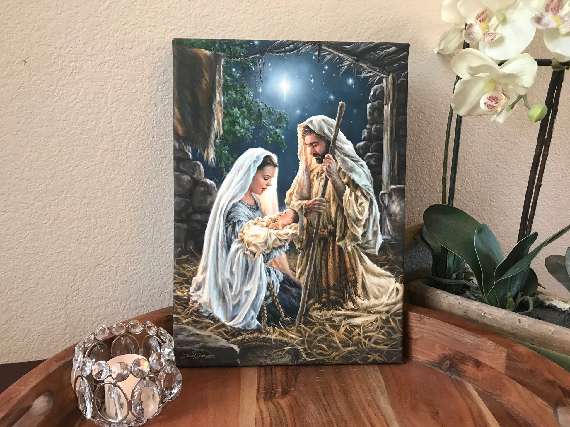 Glory To God Canvas Wall Art - Christian Wall Decor - Religious Gift