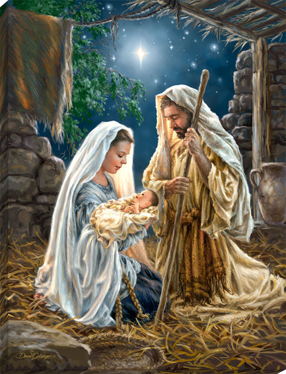 Glory To God Canvas Wall Art - Christian Wall Decor - Religious Gift